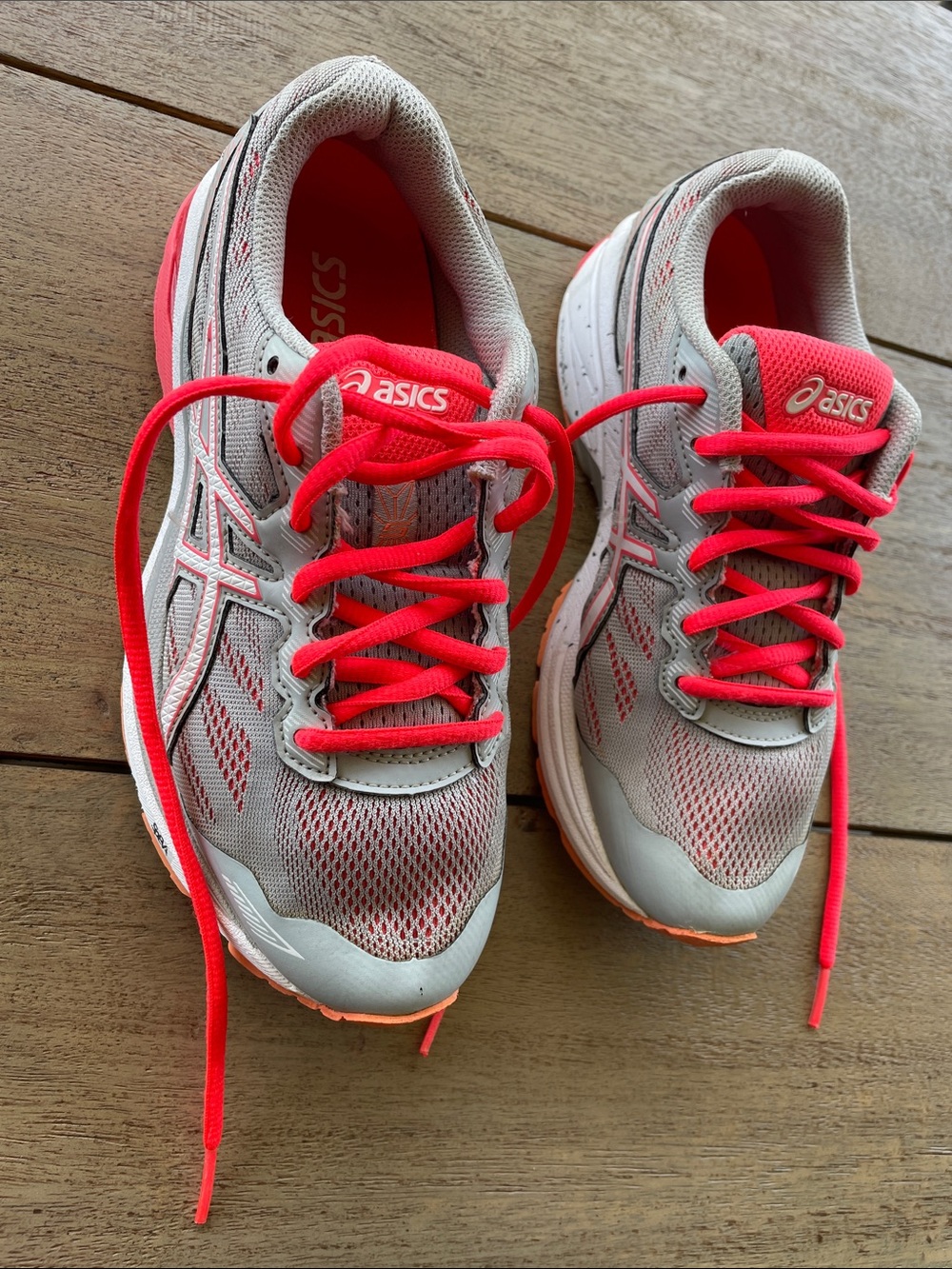 Asics GT-1000 Gray Coral Pink Women's Size 5.5